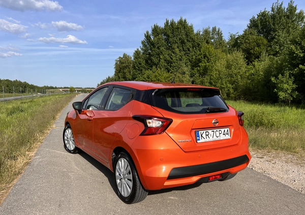 Nissan Micra cena 44500 przebieg: 77000, rok produkcji 2017 z Kraków małe 781